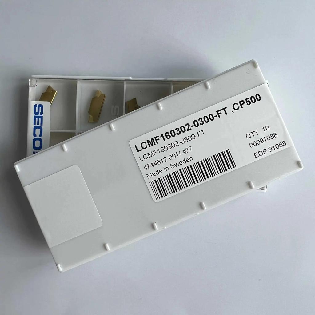 Seco / LCMF160302-0300-FT,CP500 /Original Genuine CNC Alloy Blade 10 PCS