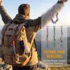 Anti-lost Paracord Rope Multi-hanging Points Anti-lost Lanyard Backpack Extension Lanyard  Outdoor