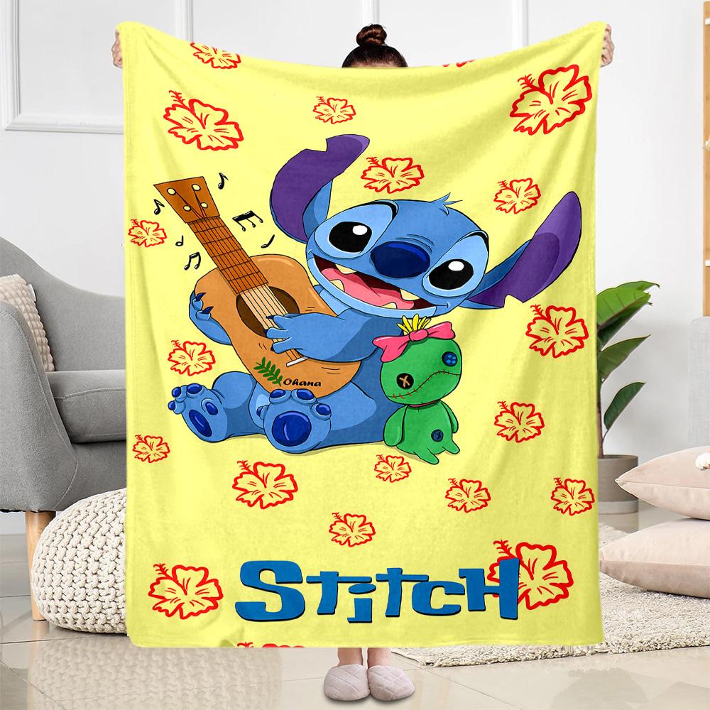 Stitch Chicks Blanket Comfortable Great for Couch Seaside Office Chair for All Seasons Warmthful Decor Gift for Travel Home Birthdays