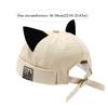 Cute Cat Ears Melon Docker Cap Hip Hop Beanie Hat Retro Style Docker Cap  Worker Wear