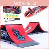 Ultimate Tech Deck Fingerboard Skate Park Ramp Part With Unique Graffiti Design