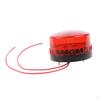 Красный светодиодный мигающий стробоскопический сигнальный маяк, лампа постоянного тока 24 В — пыле- и водонепроницаемая