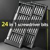 24-In-1 Magnetic Screwdriver Set - Precision Repair Kit For Phone, Computer & Electronics - 24 Detachable Steel Bits