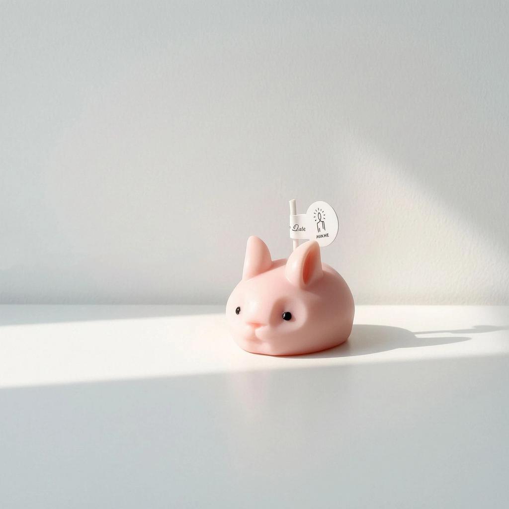 Cute Rabbit-Shaped Scented Candle: A Soothing Home Decor Piece