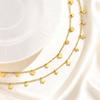 Vnox Gold Plated Chain Necklaces Bracelets For Women Stainless Steel Butterfly Love Multi Pendants Jewelry Gifts