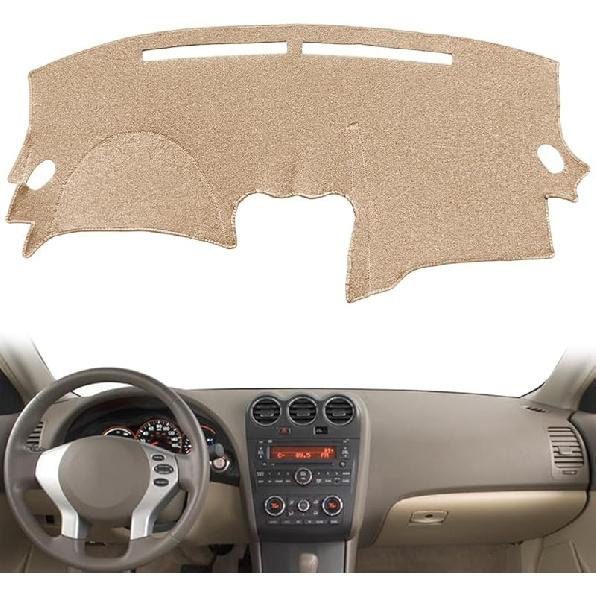 Коврик на панель приборов Yiz Dash Cover Mat Подходит для Nissan Altima 2002-2004 Накладка на панель приборов Коврик (черный) J194