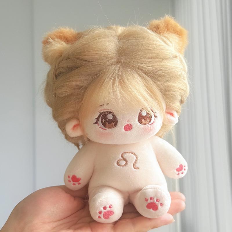 20 см Каваи Плюшевая Хлопковая Кукла Идол Мягкая Фигурка Суперзвезды Куклы Двенадцать Знаков Зодиака Кукла Может Менять Одежду Подарок