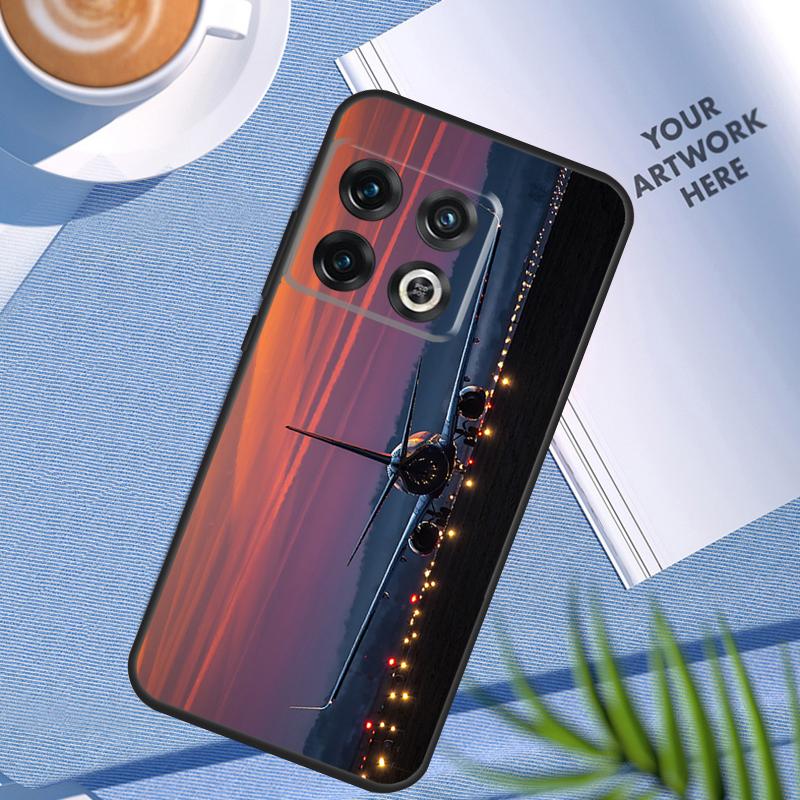Чехол-самолет для OnePlus 12R 10T 10R 9R 8T 12 11 9 10 Pro Nord CE 3 Lite 2 2T CE4 N10 N20 N30