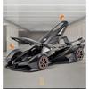 1/22 Модель спортивного автомобиля Lamborghini V12 GT из сплава, литая под давлением, металлическая, имитация, украшение, звук и свет, детская игрушечная машинка, подарки A471