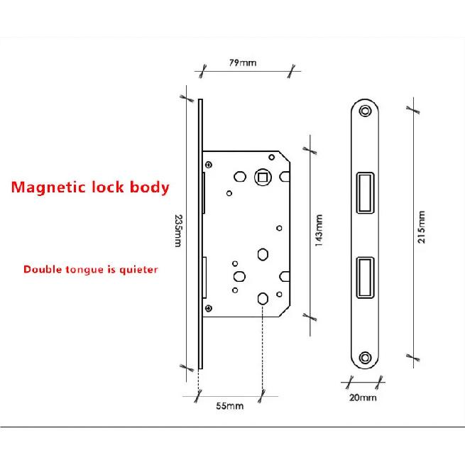 2022 New Invisible Magnetic Door Lock Interior Background Wall Storage Room Door Handle Hidden Cloakroom Gold Single Door Lock