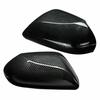 Carbon Fiber 2X Side Rearview Mirror Cover Trim For Toyota Avalon 2019 2020 2021