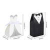 Европейский стиль коробки конфет конфеты Storege сумки 50 комплектов 100 шт смокинг свадебные платья выкройки для свадеб