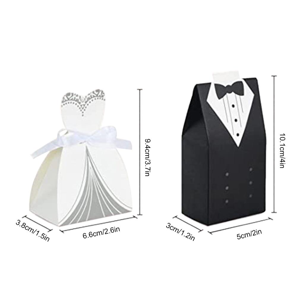 Европейский стиль коробки конфет конфеты Storege сумки 50 комплектов 100 шт смокинг свадебные платья выкройки для свадеб