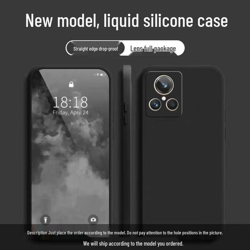 Мягкий чехол Realme GT2 Master Explorer однотонный противоударный с полным покрытием, дизайн Кубик Рубика