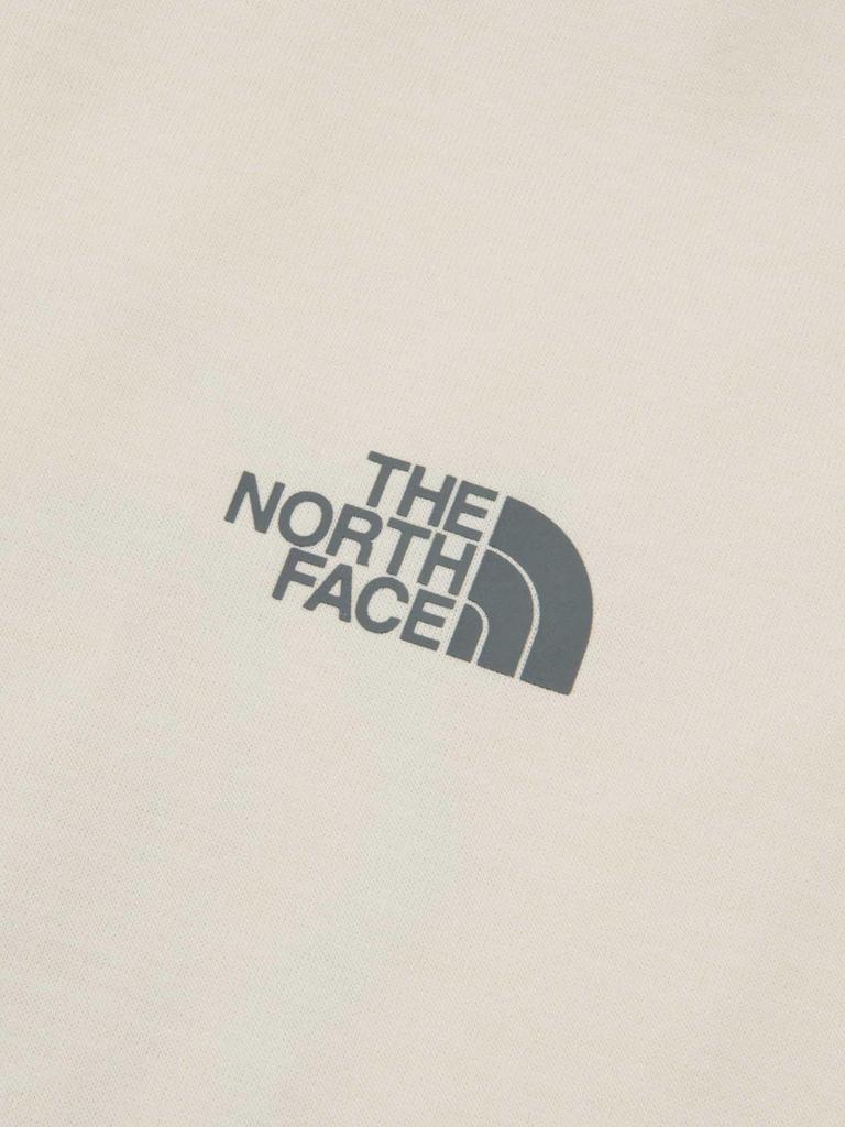 Белая широкая футболка с графикой на спине North Cut and Sew White Dune 150 [The Face] Футболка с коротким рукавом S/S