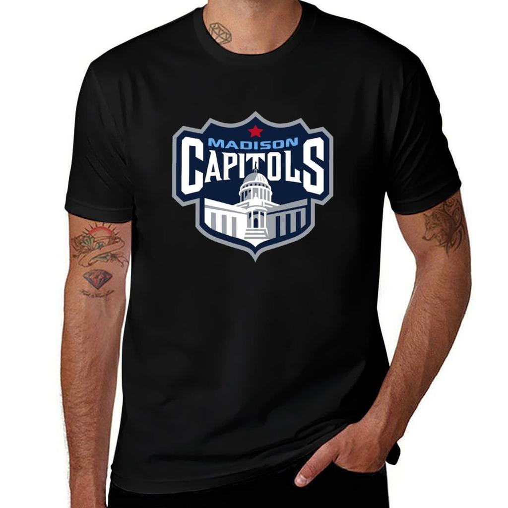 Футболка в стиле Madison Capitols Повседневная одежда Футболка