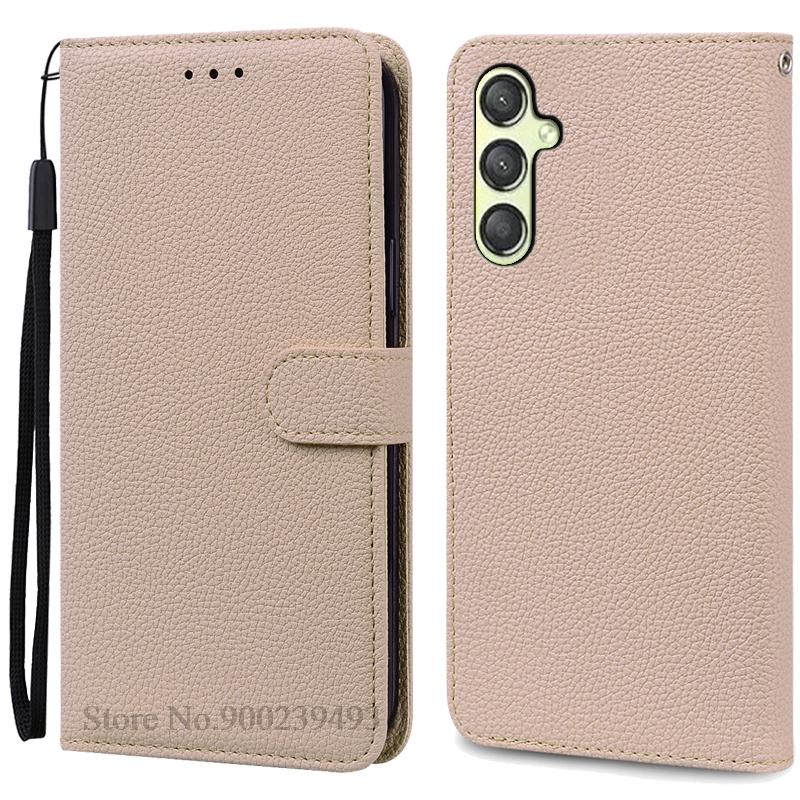 Для Samsung Galaxy A25 Чехол Мягкий Силиконовый Кожаный Флип Чехол Для Samsung A25 5G SM-A256B/DS Чехол-Кошелек Чехол Coque Чехлы для Телефонов