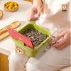[Drama Snack Box] Дыня с семенами пищевого качества для перекуса, двухслойный слив, настольный мусорный бак