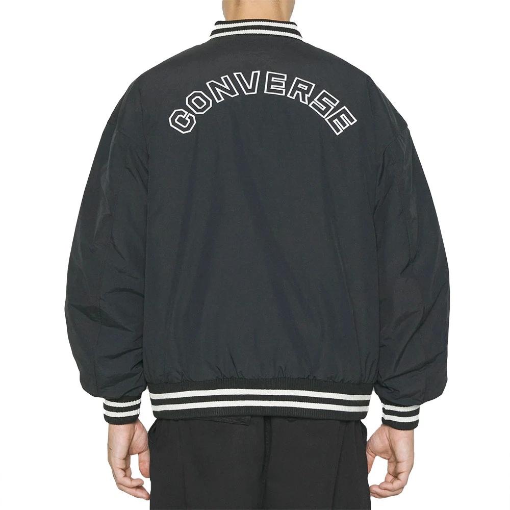 Converse Baseball Jacket Men's Black 10025261-A03