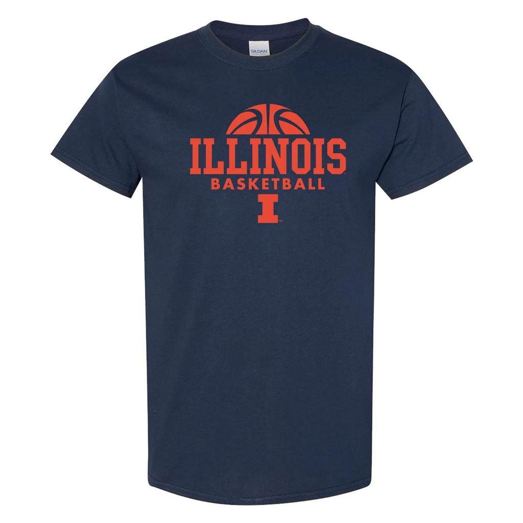 Футболка с принтом 'Illinois Fighting Illini Basketball Hype'