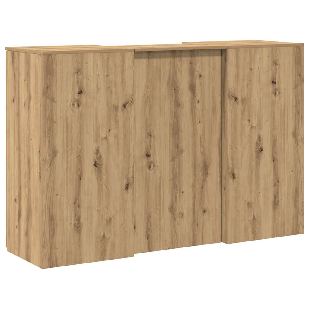 Reception Desk Artisan Oak 155 x 50 x 103.5 cm Engineered Wood