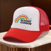Reading Rainbow Trucker Hat Take a Look Its in a Book Graphic Mesh Baseball Cap Unisex Adult Casual