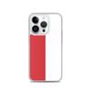 Coque iPhone - Monaco - Drapeau - Souple - Multicolore - Compatible iPhone 14 Pro