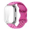 Ремешок+Чехол для Xiaomi Redmi Watch 5 active 5 Lite Защита Полное Покрытие Экрана ТПУ Мягкий Корпус и Силиконовый Дышащий Спортивный Ремешок