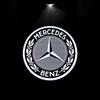 2pcs Car door welcome  Benz  light logo Emblem  AMG A C E GLC GLA GLE GLB Class W177 W205 W212 W213 X253 X156 W166 X247 OR5