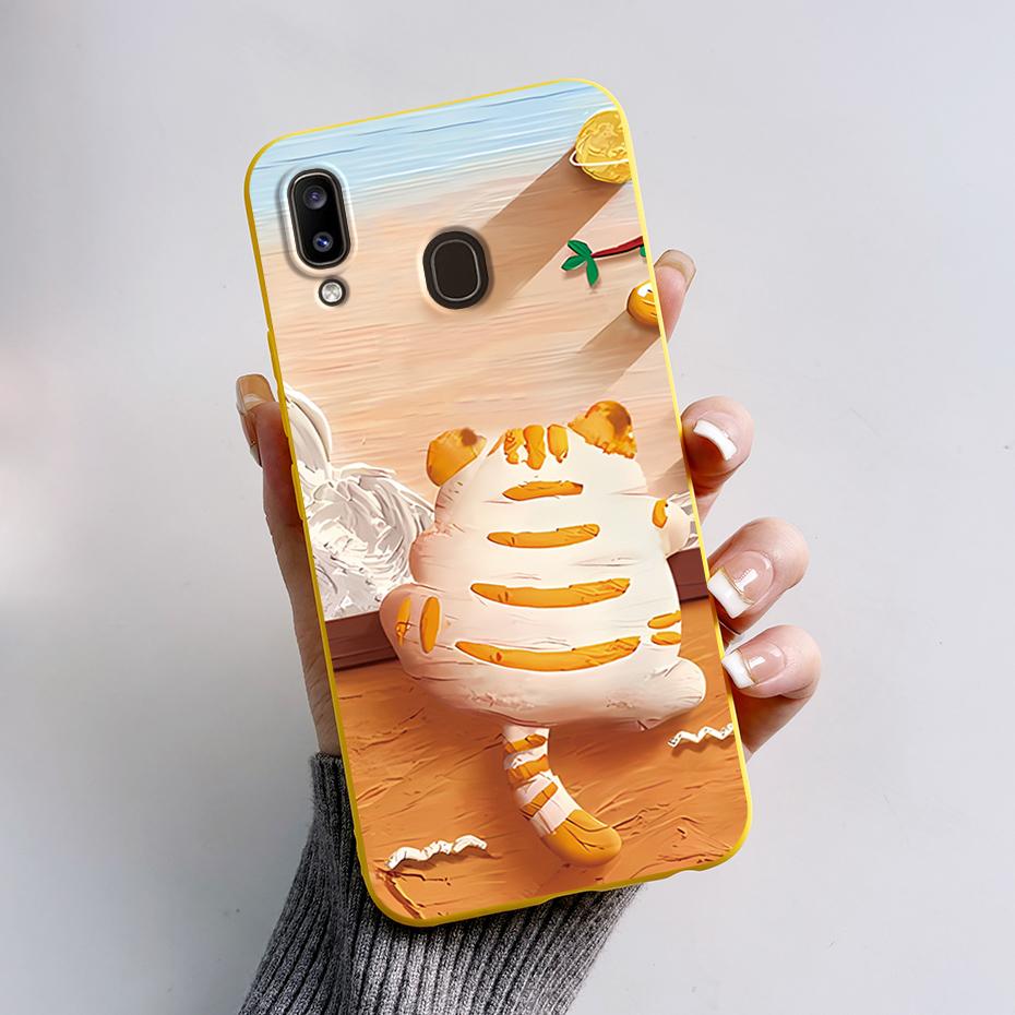 Чехол для Samsung Galaxy A20 A20e A20s Стильный Расписной Мягкий ТПУ Чехол для Телефона для Samsung A20 A 20 20s 20e A205 A202 A207 Обложка