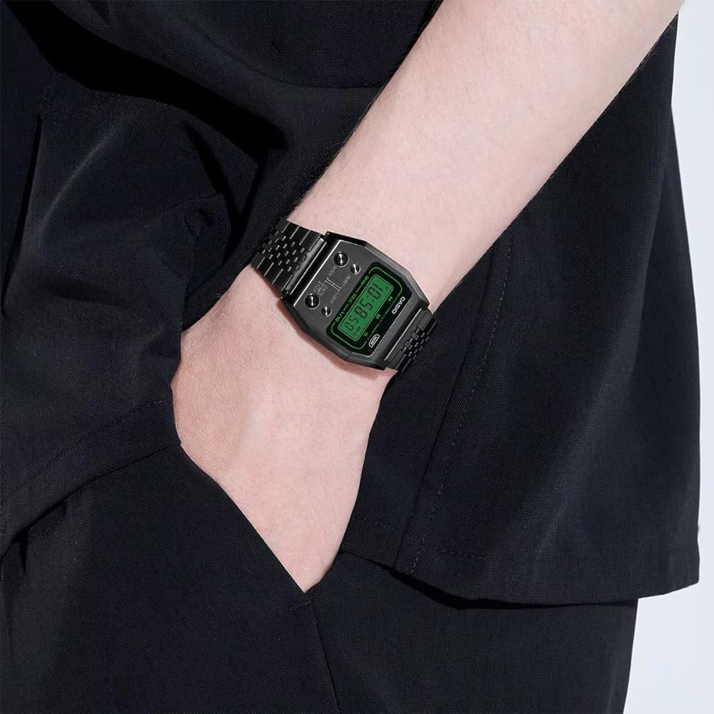 Casio Casio Standard Дешевые Casio Цифровые часы Унисекс Черные A1100B-1