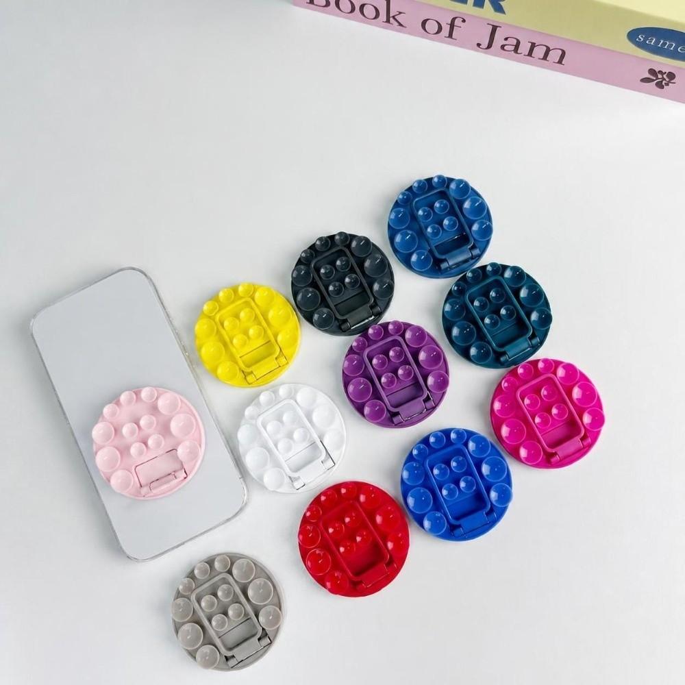 Round Suction Cup Phone Holder Silicone Phone Mount Suction Pad Phone Stand Smartphone Accessory