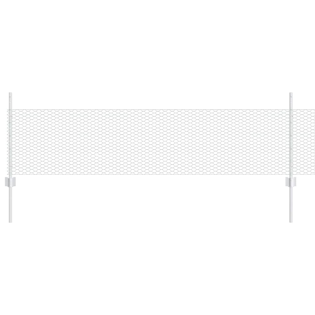 Welded Wire Fence 10 x 0.5 m (W x H) Hot Dip Galvanized Steel