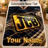 Flannel BlanketJCB Custom Name Text Personalized Soft Warm Throw Blanket Home Decor Gift