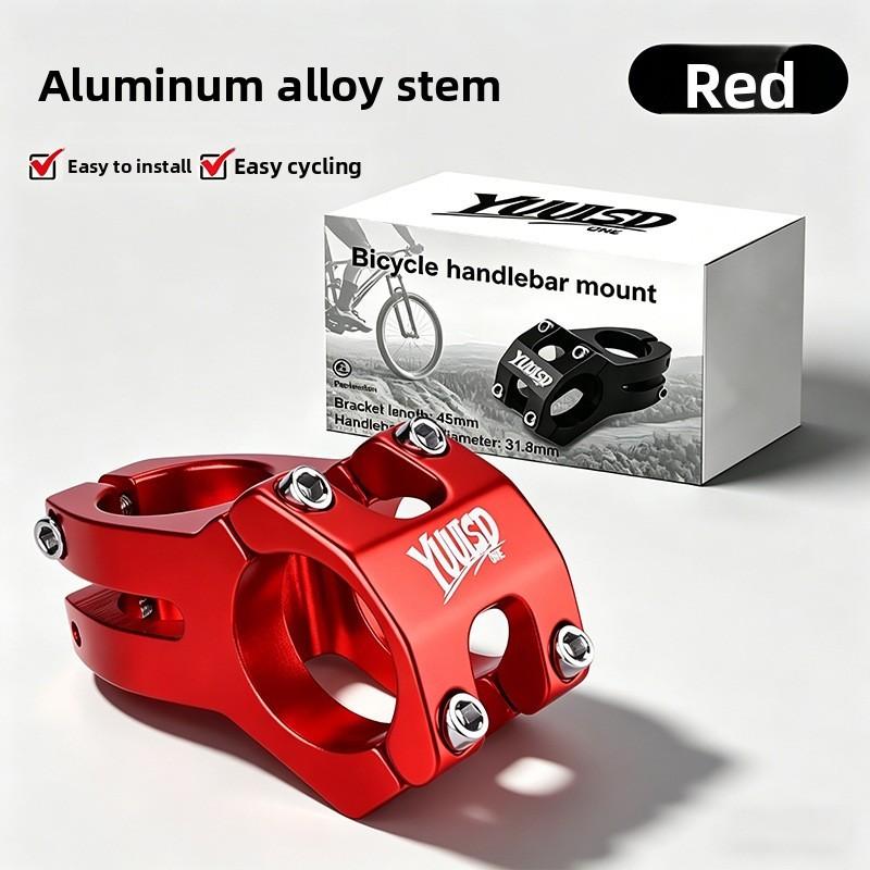 Aluminum Alloy Bicycle Handlebar Stem For Mountain Bikes With Cnc Machined Hollow Design For Trail Riding