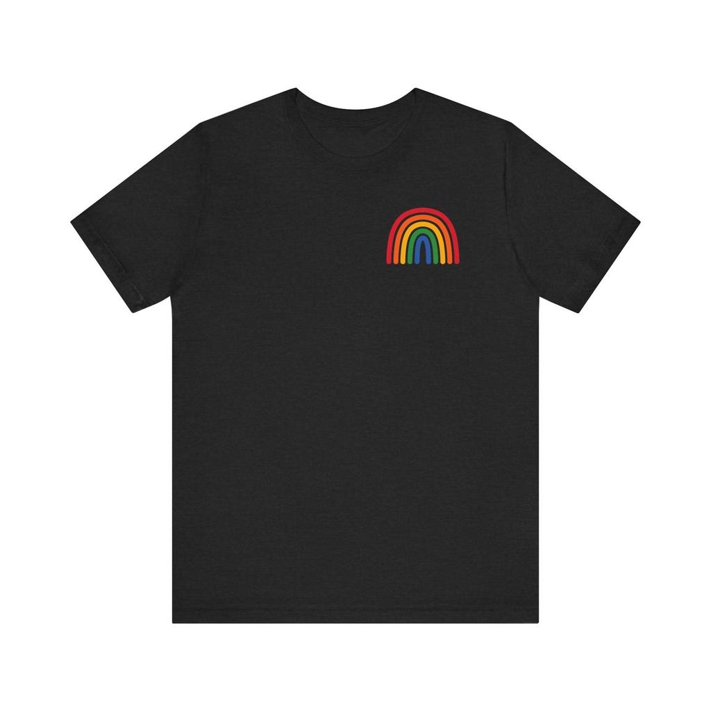 Rainbow Pride T-Shirt - Clean & Queer Sobriety Gift