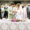 MEHOFOND 3 Pcs Love in Bloom Bridal Shower Tablecloth, Wildflower Wedding Showerr Plastic Disposable Tablecloth Rectangle Table Covers for Spring