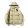 Down Jacket Men's New Winter Hooded White Duck Down Warm Coat Couple Style Loose Casual Fashion Top Men's Clothing