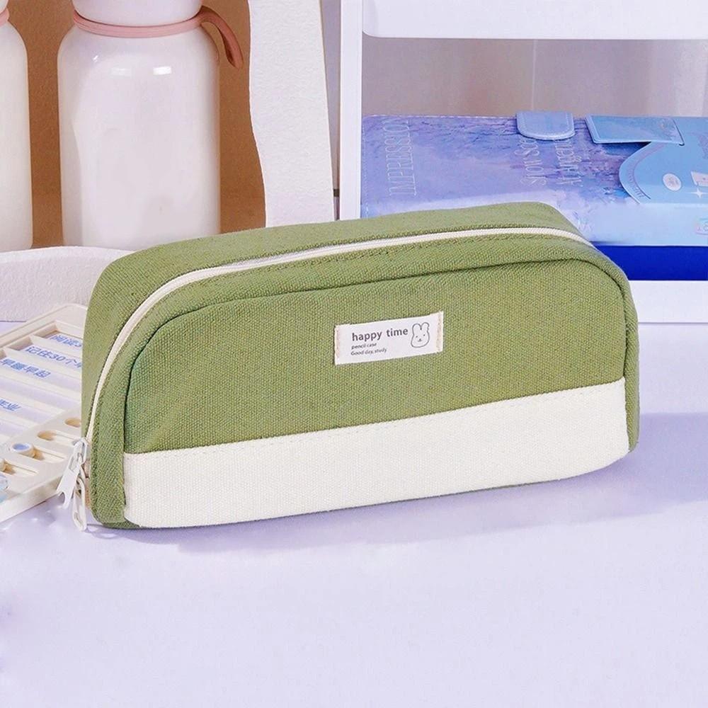 Cosmetic Pouch Pencil Bag Large Capacity Storage Bag Simple Stationery Bag Office