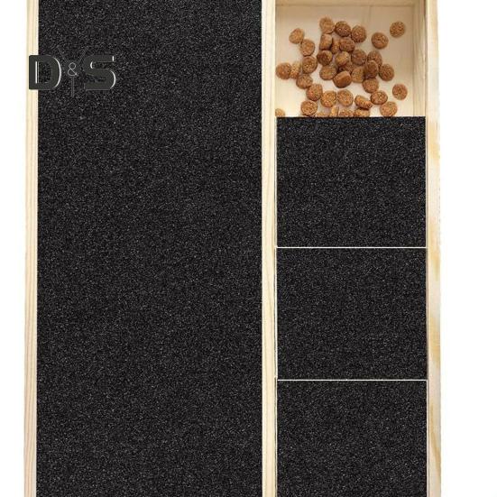 Когтеточка для собачьих когтей с коробкой для лакомств, деревянная подкладка для хранения домашних животных с коробкой для хранения закусок, съемная подкладка для царапания лап для дрессировки собак