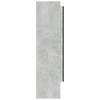 Vidaxl Szafka Łazienkowa Z Lustrem, 80X15X60 Cm, Mdf, Szarość Betonu