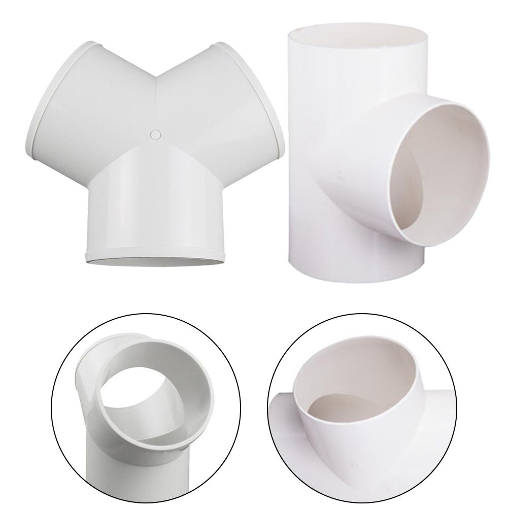 100 мм 4-дюймовый воздуховод T/Y-образный разветвитель для вытяжного вентилятора, вентиляционный воздуховод, труба, вентиляция, вытяжной воздуховод