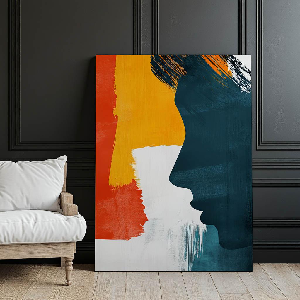 Profil Spokoju Profil Spokoju, 50X70 Cm, Bez Ramy, Płótno Premium Na Blejtramie