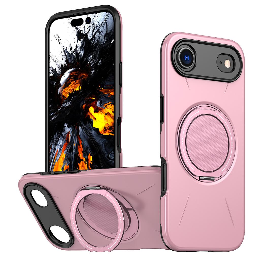 New for IPhone17Air Magnetic Phone Case Rotation Damping Invisible Bracket for Apple 17Pro Protective Case