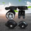 2 Pieces Replacement Luggage Suitcase Wheels Swivel Mute Casters Black , 5.8cm