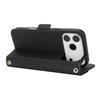 Mirror Wallet Magnetic Leather Case for iPhone 17 Pro Max Air 17E 16 15 14 13 Mini 12 11 7 8 Plus SE Xs XR Crossbody Strap Cover