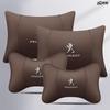 Compatible Headrest & Lumbar Support Cushions, Neck Pillows, and Interior Emblems for Peugeot 408, 4008, 2008, 508L.