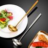 304 Stainless Steel Soup Ladle Colander Hot Pot Skimmer Long Handle Table Service Restaurant Supply4