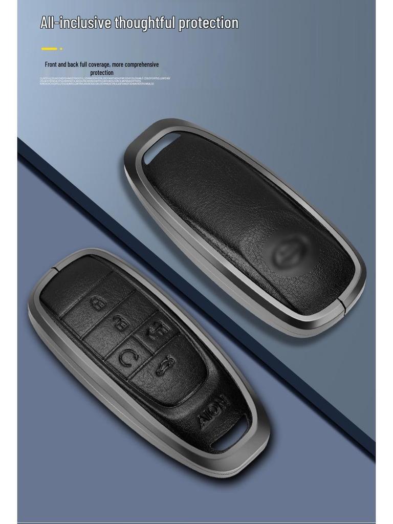 Совместимый чехол для ключа для моделей GAC Trumpchi Aion: LX, 630, IA5, Aions, VY - Защитный чехол с пряжкой