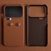 Unique Eye Design Genuine Leather Case For Xiaomi 17 Pro Max 15TPro 14 13pro 12 Phone Shell Personal Back Protective Coque Capa